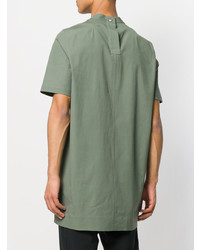 T-shirt à col rond vert menthe Rick Owens