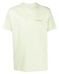 T-shirt à col rond vert menthe Maison Labiche