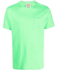 T-shirt à col rond vert menthe MC2 Saint Barth