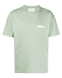 T-shirt à col rond vert menthe MOUTY