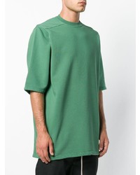 T-shirt à col rond vert menthe Rick Owens DRKSHDW