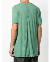 T-shirt à col rond vert menthe Rick Owens DRKSHDW