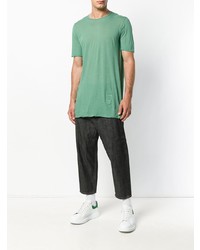 T-shirt à col rond vert menthe Rick Owens DRKSHDW