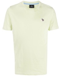 T-shirt à col rond vert menthe PS Paul Smith