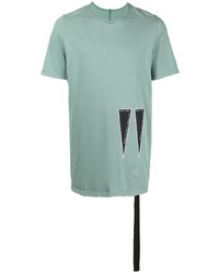 T-shirt à col rond vert menthe Rick Owens DRKSHDW