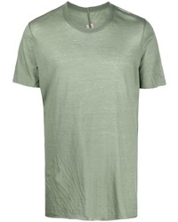 T-shirt à col rond vert menthe Rick Owens