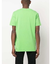 T-shirt à col rond vert menthe Philipp Plein