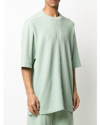 T-shirt à col rond vert menthe Rick Owens DRKSHDW