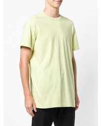 T-shirt à col rond vert menthe Rick Owens