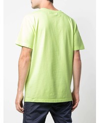 T-shirt à col rond vert menthe Off-White