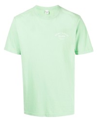 T-shirt à col rond vert menthe Sporty & Rich