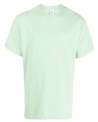 T-shirt à col rond vert menthe Sporty & Rich