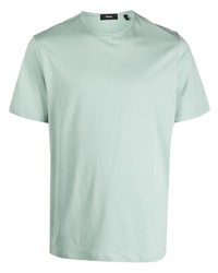 T-shirt à col rond vert menthe Theory