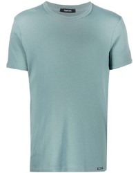 T-shirt à col rond vert menthe Tom Ford