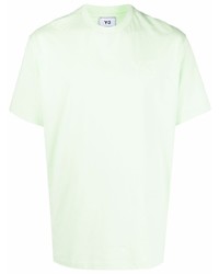 T-shirt à col rond vert menthe Y-3