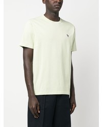 T-shirt à col rond vert menthe PS Paul Smith