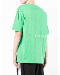 T-shirt à col rond vert AAPE BY A BATHING APE