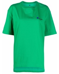 T-shirt à col rond vert Ader Error