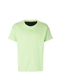 T-shirt à col rond vert Alyx
