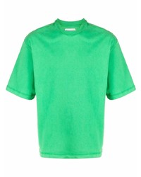 T-shirt à col rond vert Bottega Veneta