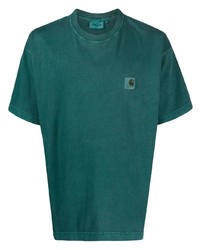 T-shirt à col rond vert Carhartt WIP