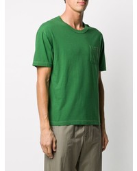 T-shirt à col rond vert VISVIM