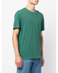 T-shirt à col rond vert James Perse