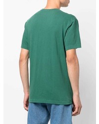 T-shirt à col rond vert James Perse