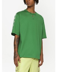 T-shirt à col rond vert Dolce & Gabbana