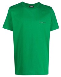 T-shirt à col rond vert Dondup