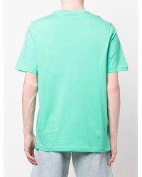 T-shirt à col rond vert adidas