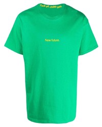 T-shirt à col rond vert F.A.M.T.