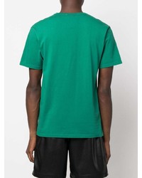 T-shirt à col rond vert MAISON KITSUNÉ