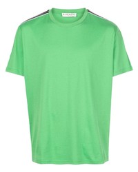 T-shirt à col rond vert Givenchy