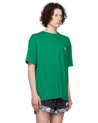T-shirt à col rond vert Nike
