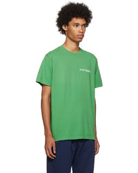 T-shirt à col rond vert Sporty & Rich