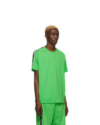 T-shirt à col rond vert Givenchy
