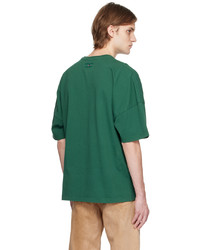 T-shirt à col rond vert Tommy Jeans