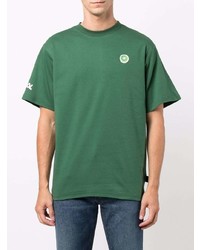 T-shirt à col rond vert Gcds