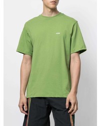 T-shirt à col rond vert Adish