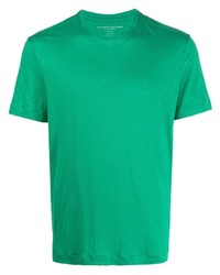 T-shirt à col rond vert Majestic Filatures