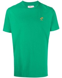 T-shirt à col rond vert MC2 Saint Barth