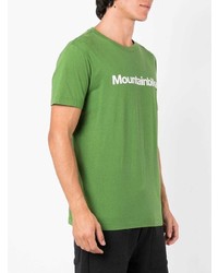 T-shirt à col rond vert OSKLEN