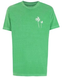 T-shirt à col rond vert OSKLEN