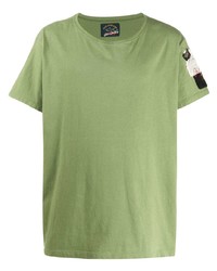T-shirt à col rond vert Paul & Shark
