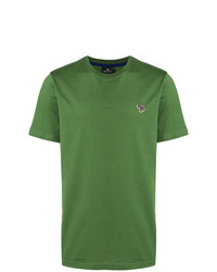 T-shirt à col rond vert Ps By Paul Smith