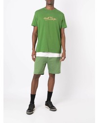 T-shirt à col rond vert OSKLEN