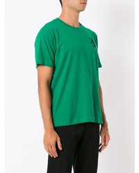 T-shirt à col rond vert OSKLEN