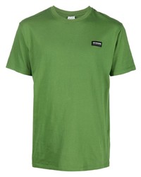 T-shirt à col rond vert Sundek