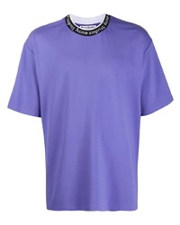 T-shirt à col rond violet clair Acne Studios